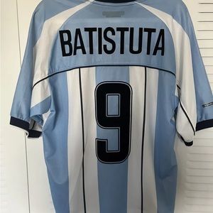 Argentina soccer jersey Batistuta